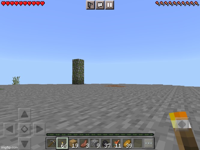 I was freeroaming around my world, no base yet, and… ಠ_ಠ | made w/ Imgflip meme maker