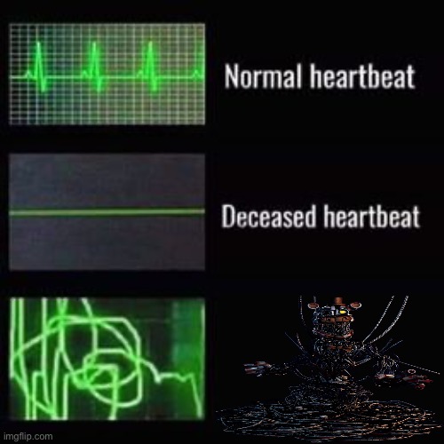 No more happy | image tagged in heartbeat rate | made w/ Imgflip meme maker