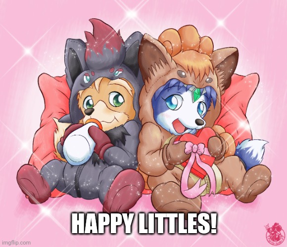 baby Fox & baby Fox Girl with Zorula & Vulpix Costume | HAPPY LITTLES! | image tagged in baby fox baby fox girl with zorula vulpix costume | made w/ Imgflip meme maker