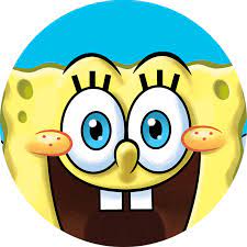 High Quality Spongebob when he sees cookies Blank Meme Template