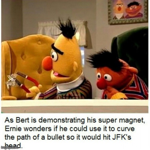 Didn't know if this was dark or not | image tagged in ernie and bert,repost | made w/ Imgflip meme maker
