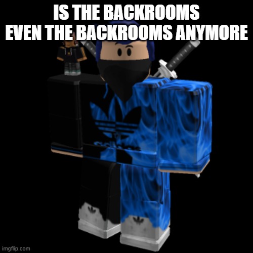 Zero Frost | IS THE BACKROOMS EVEN THE BACKROOMS ANYMORE | image tagged in zero frost | made w/ Imgflip meme maker