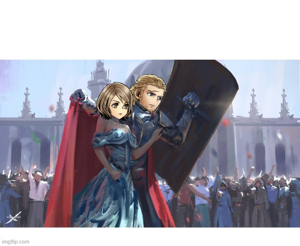 Basch Protect Princess Ashe Blank Meme Template