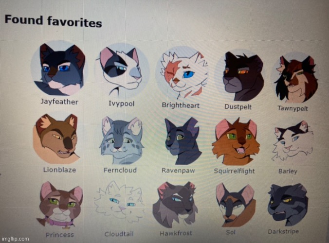 Favorite Warrior Cats Picker (Round Two)