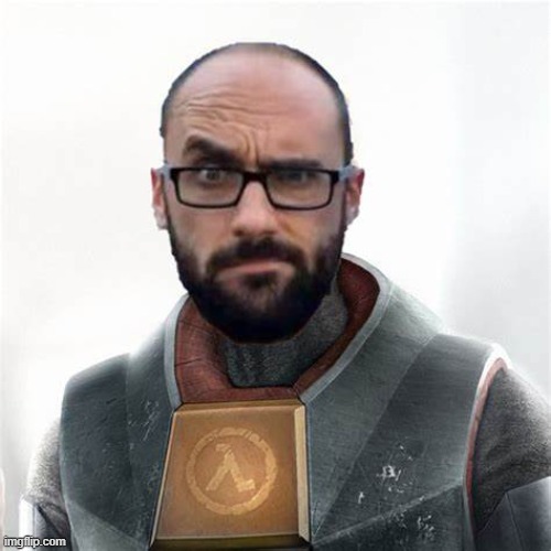 Gordon Freeman Vsauce | image tagged in gordon freeman vsauce | made w/ Imgflip meme maker