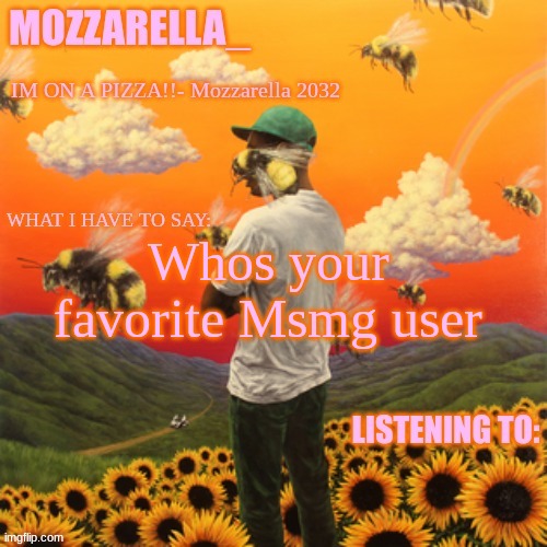 Flower Boy | Whos your favorite Msmg user | image tagged in flower boy | made w/ Imgflip meme maker
