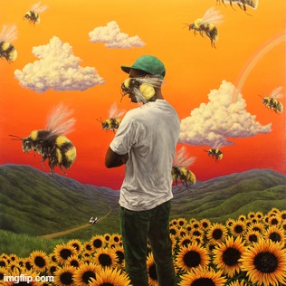 mod note - THE BEES! THE FUCKING BEES! AAAAAAAAAAH THE BEES! | image tagged in flower boy | made w/ Imgflip meme maker