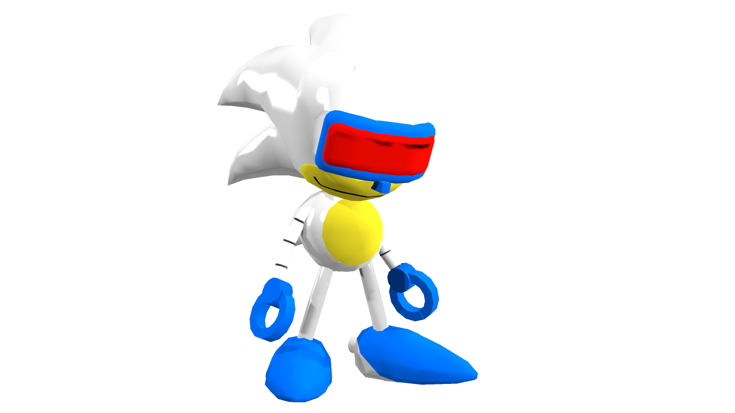 Silver Sonic Blank Meme Template