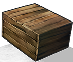 High Quality Rust Wood Box Blank Meme Template