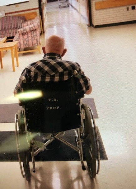 High Quality Elderly old senior man wheelchair JPP Blank Meme Template