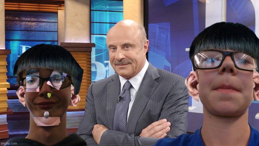 2 edgars getting help from doctor phil | image tagged in funny memes | made w/ Imgflip meme maker