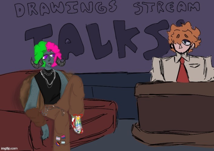 DRAWING STREAM TALKS ; Ep. 2 - Cherry! | made w/ Imgflip meme maker