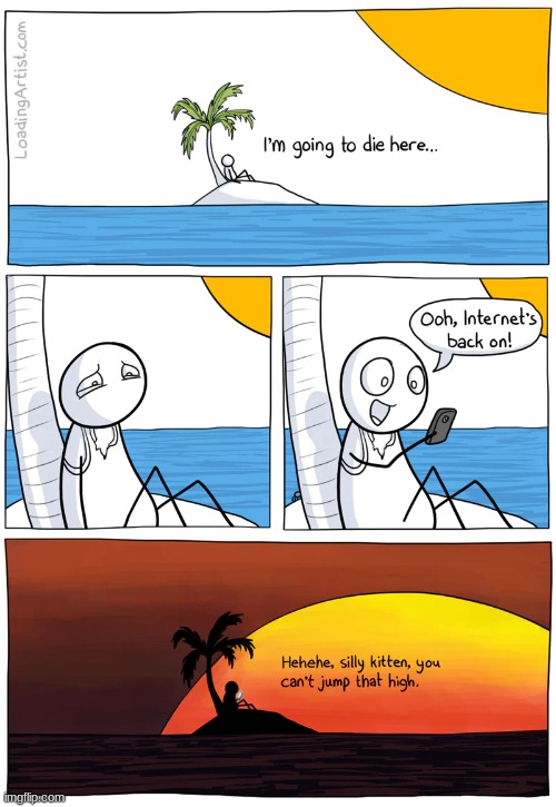 Island | image tagged in comics/cartoons | made w/ Imgflip meme maker