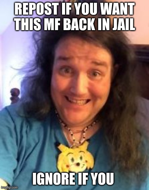 Chris chan | REPOST IF YOU WANT THIS MF BACK IN JAIL; IGNORE IF YOU | image tagged in chris chan | made w/ Imgflip meme maker