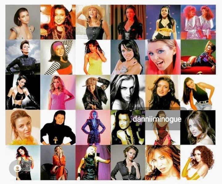 High Quality Dannii Minogue collage Blank Meme Template