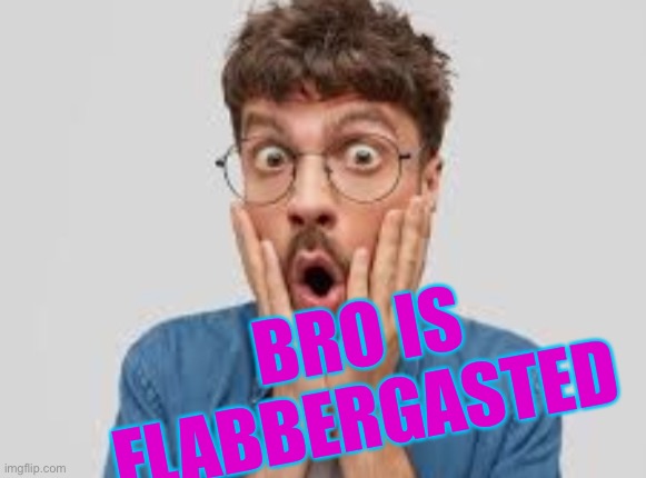 BRO IS FLABBERGASTED | made w/ Imgflip meme maker