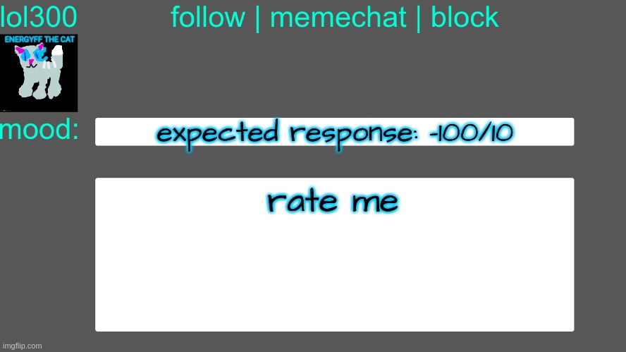 Lol300 announcement temp 3 | expected response: -100/10; rate me | image tagged in lol300 announcement temp 3 | made w/ Imgflip meme maker