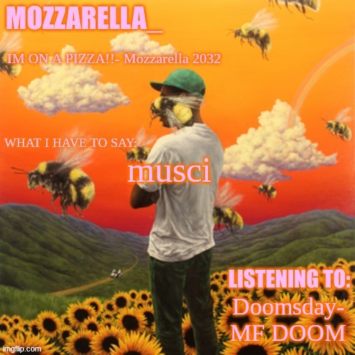 Flower Boy | musci; Doomsday- MF DOOM | image tagged in flower boy | made w/ Imgflip meme maker