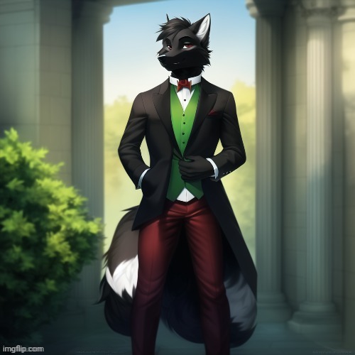 Fursona Made By AI | image tagged in fursona made by ai | made w/ Imgflip meme maker