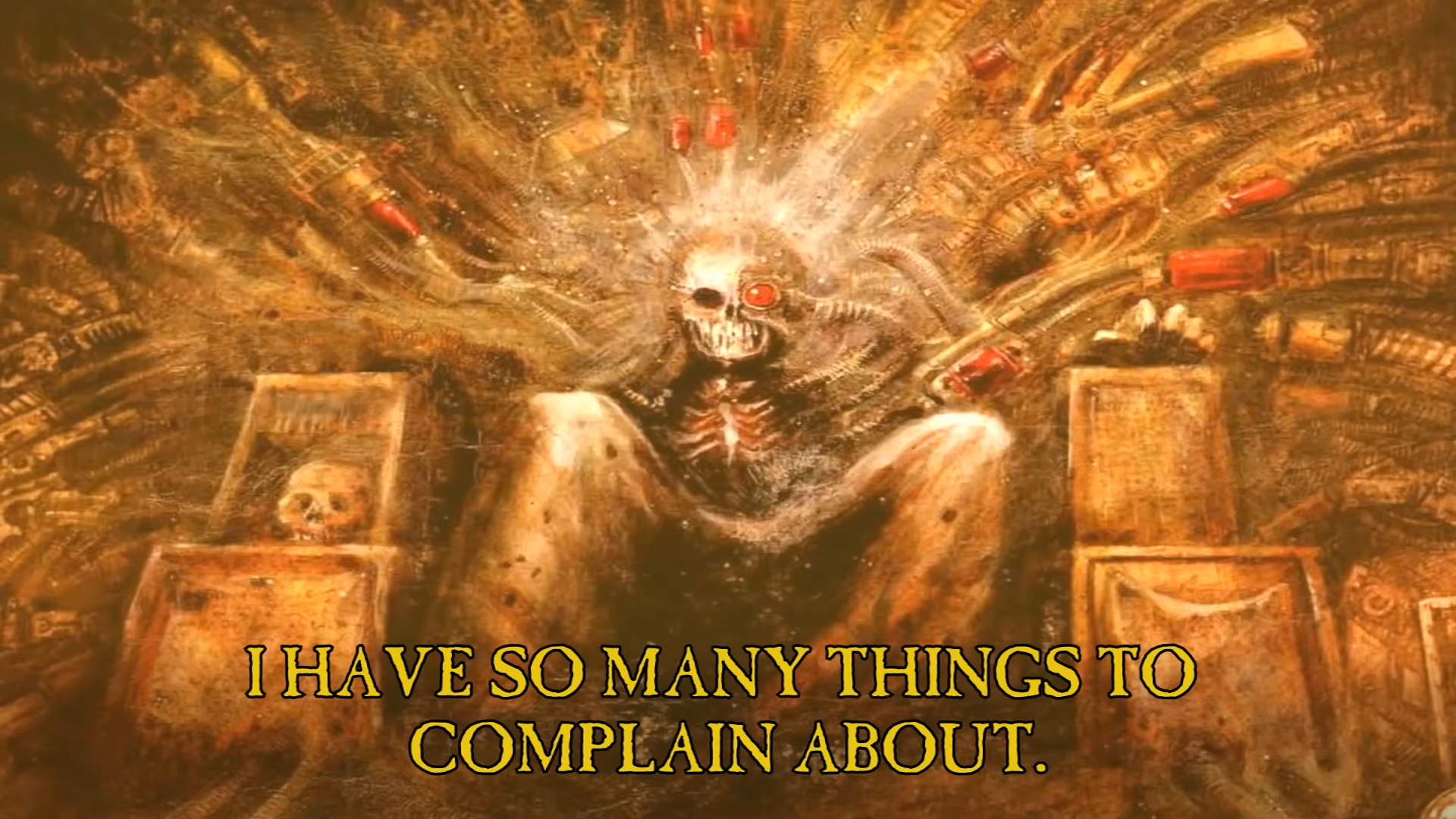 High Quality the emperor wants to complain Blank Meme Template