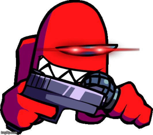Red impostor pointing a gun | image tagged in red impostor pointing a gun | made w/ Imgflip meme maker