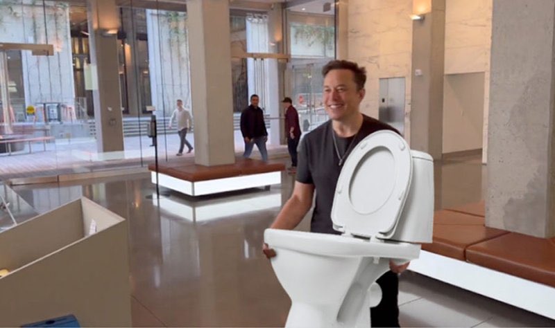 Elon Flush Blank Meme Template