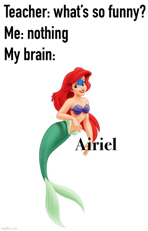 The most powerful Disney princess | image tagged in ariel,avatar the last airbender,disney | made w/ Imgflip meme maker