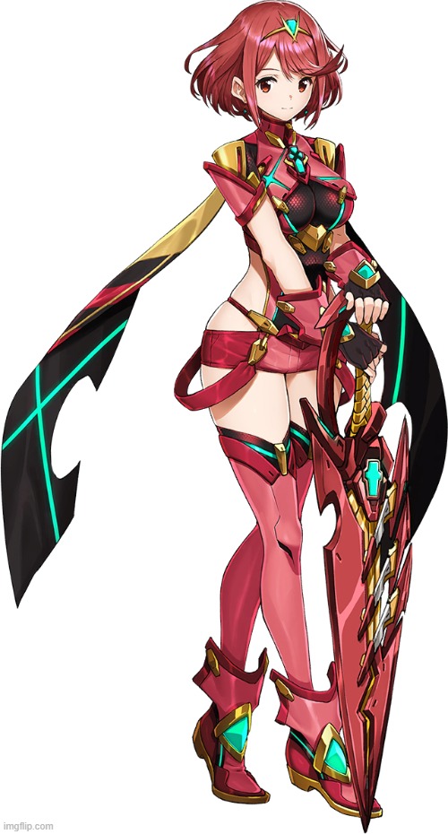 image tagged in pyra xenoblade | made w/ Imgflip meme maker