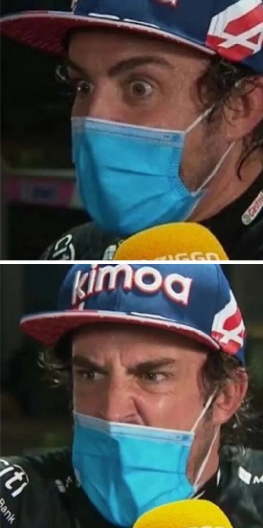 High Quality Fernando Alonso reaction Blank Meme Template