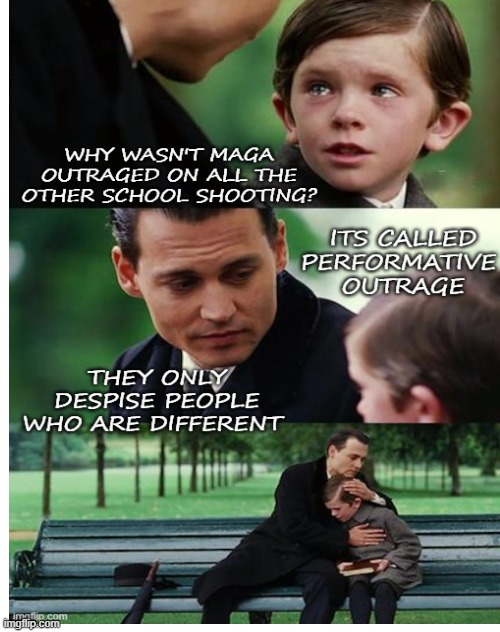 All shootings are outrageous | image tagged in maga,school shooting,hate,transgender,people | made w/ Imgflip meme maker
