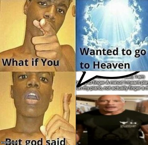 What if you wanted to go to Heaven | image tagged in what if you wanted to go to heaven | made w/ Imgflip meme maker