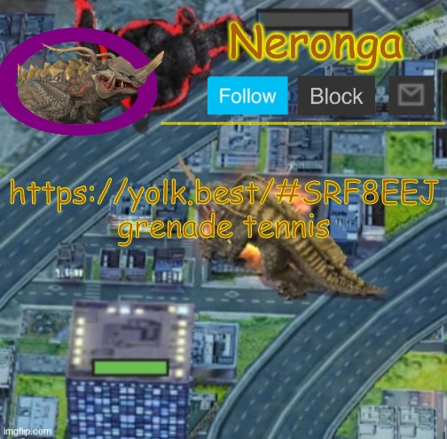 bgr | https://yolk.best/#SRF8EEJ
grenade tennis | made w/ Imgflip meme maker