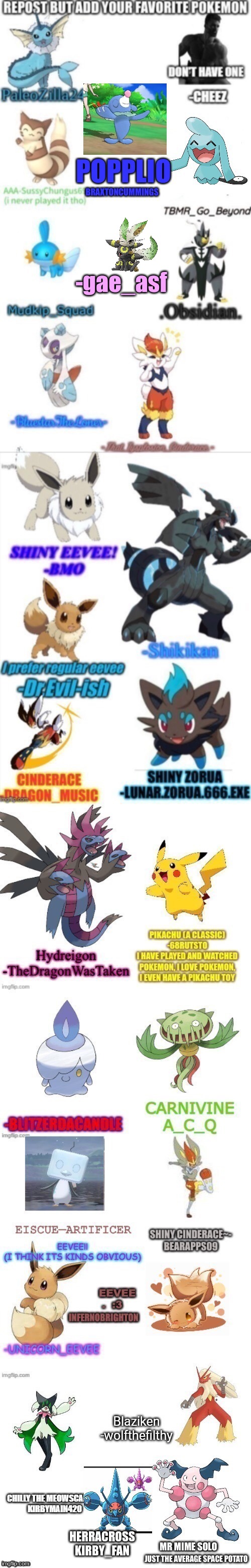 repost this! | -gae_asf | image tagged in pokemon | made w/ Imgflip meme maker