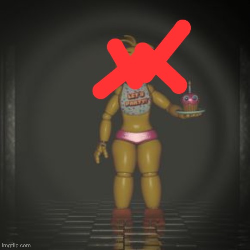 toy chica | image tagged in toy chica | made w/ Imgflip meme maker