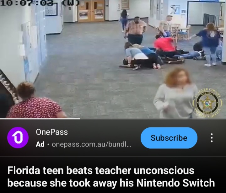 Florida teen beats teacher Blank Meme Template