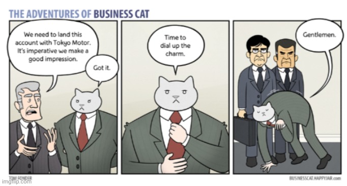 The Adventures of Business Cat #6 | made w/ Imgflip meme maker