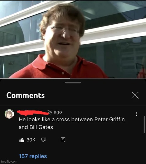 Peter Griffin and Bill Gates | image tagged in rare,insults,funny | made w/ Imgflip meme maker