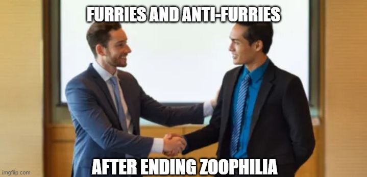 FURRIES AND ANTI-FURRIES AFTER ENDING ZOOPHILIA | made w/ Imgflip meme maker