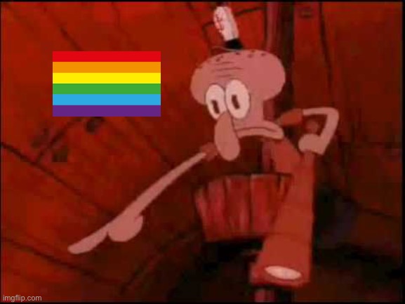 Squidward pointing | image tagged in squidward pointing | made w/ Imgflip meme maker