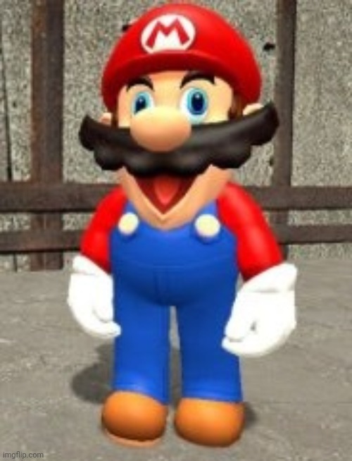 Dumb Mario | image tagged in dumb mario | made w/ Imgflip meme maker
