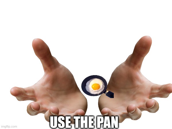USE THE PAN | made w/ Imgflip meme maker