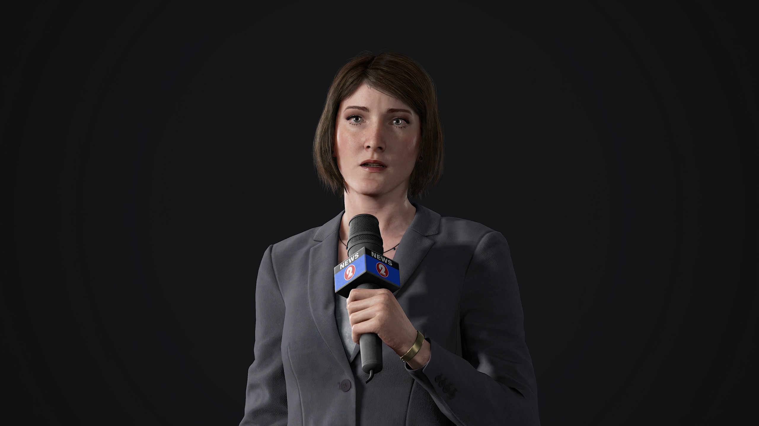 news reporter TLOU Blank Meme Template