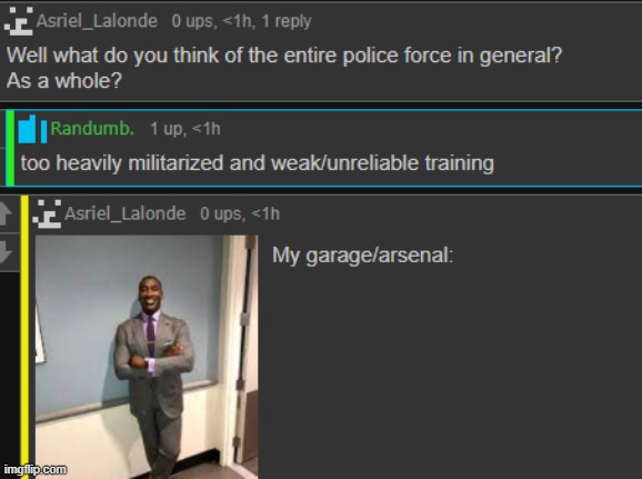 my arsenal wildin' | made w/ Imgflip meme maker