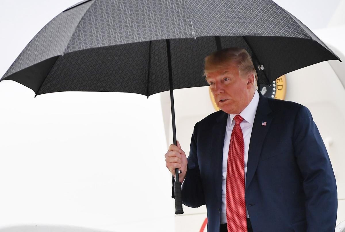 High Quality Trump Umbrella Blank Meme Template