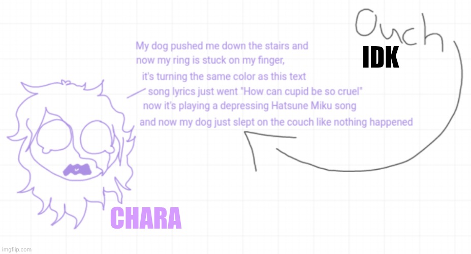 IDK; CHARA | made w/ Imgflip meme maker