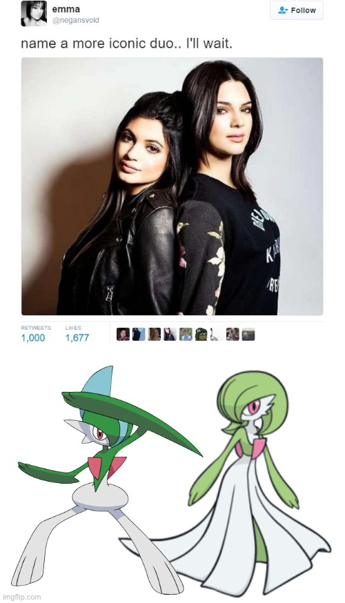 Name a More Iconic Duo | image tagged in name a more iconic duo,pokemon | made w/ Imgflip meme maker