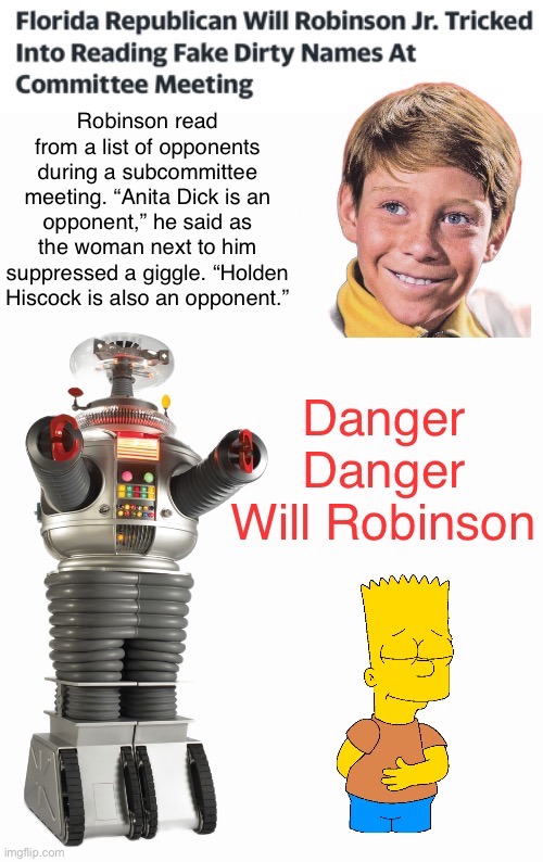 Danger Danger Will Robinson | image tagged in reading is fundamental,seymour cox,ben dover | made w/ Imgflip meme maker