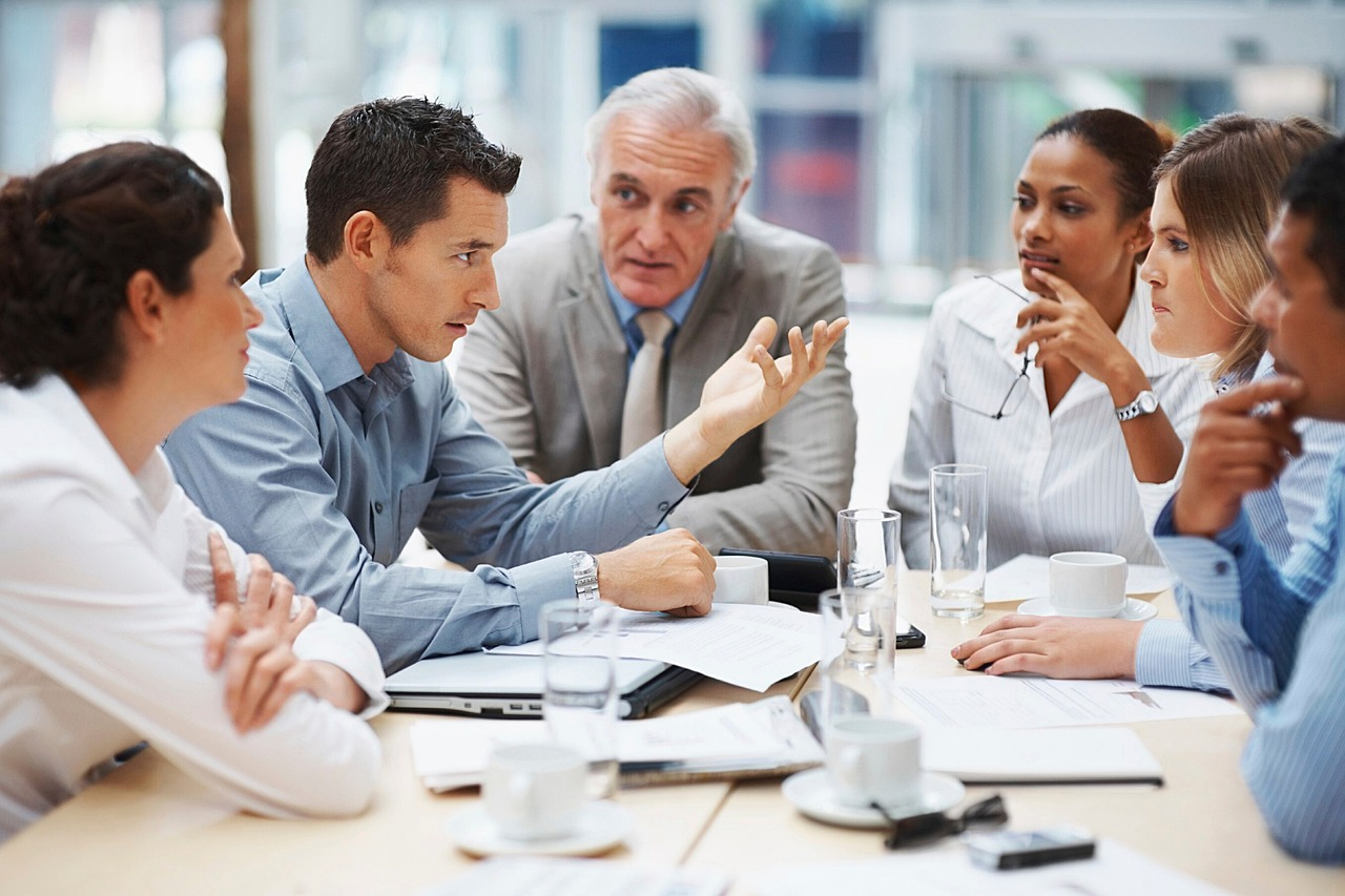 office meeting Blank Meme Template