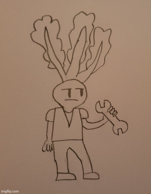 new character, Steven the turnip technician | made w/ Imgflip meme maker