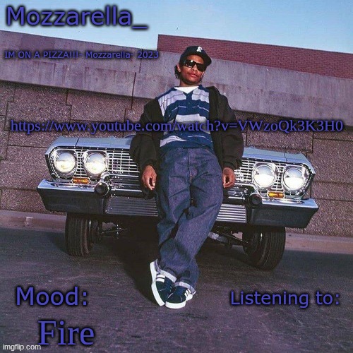 Bro this shit is fire trust me PLEASE TELL ME YOUR REACTION | https://www.youtube.com/watch?v=VWzoQk3K3H0; Fire | image tagged in eazy-e temp | made w/ Imgflip meme maker